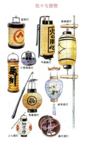 色々な提燈